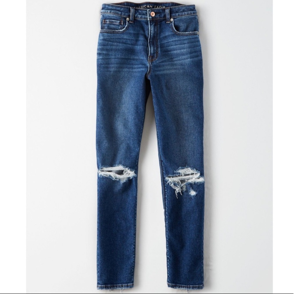 American Eagle stretch mom jean